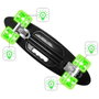 Stamp Skateboard SKIDS CONTROL Vert avec roues lumineuses