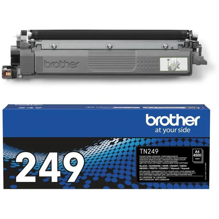 Brother Toner TN-249BK / TN249BK Noir pour Imprimante Laser