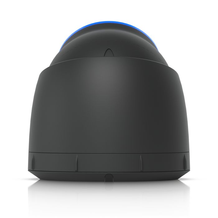 Ubiquiti Caméra dôme intérieur/extérieur Turret 4K 8MP PoE+ avec vision nocturne IR, reconnaissance faciale et audio bidirectionnel - Angle ultra-large 109.9°