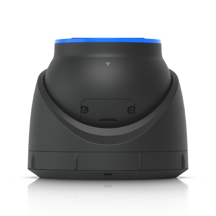 Ubiquiti Caméra dôme intérieur/extérieur Turret 4K 8MP PoE+ avec vision nocturne IR, reconnaissance faciale et audio bidirectionnel - Angle ultra-large 109.9°