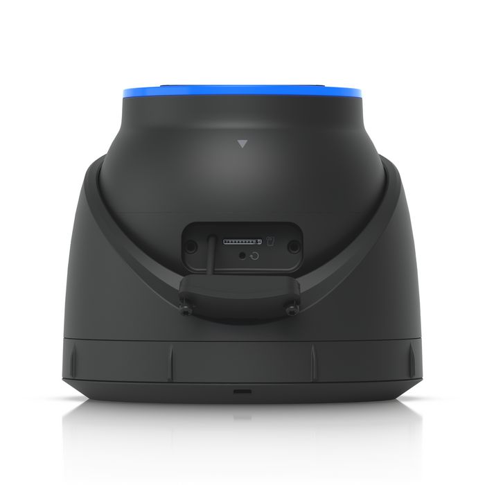 Ubiquiti Caméra dôme intérieur/extérieur Turret 4K 8MP PoE+ avec vision nocturne IR, reconnaissance faciale et audio bidirectionnel - Angle ultra-large 109.9°