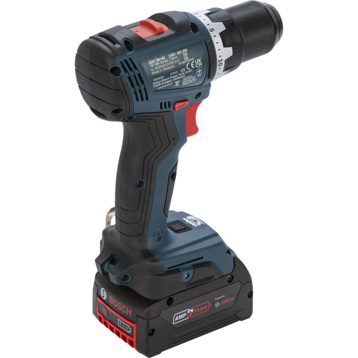 Bosch GSR 18V-65 Perceuse-visseuse sans fil avec 2x 5,0 Ah