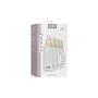 Bibs Pack de 4 biberons avec tétine silicone embout rond, 270 ml, Ivory