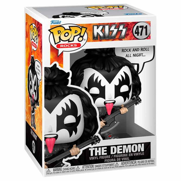 Funko POP! Rocks Kiss The Demon (R&R All Night) Figurine en Vinyle Funko POP! Rocks Kiss The Demon (R&R All Night) Figurine en Vinyle