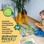 Adventerra Geomag - Puzzle éducatif Green City, 60 pièces, Découverte ville durable, Affiche incluse, À partir de 4 ans