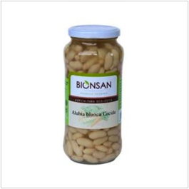 BIONSAN Alubias Blancas cocidas ECO 400g