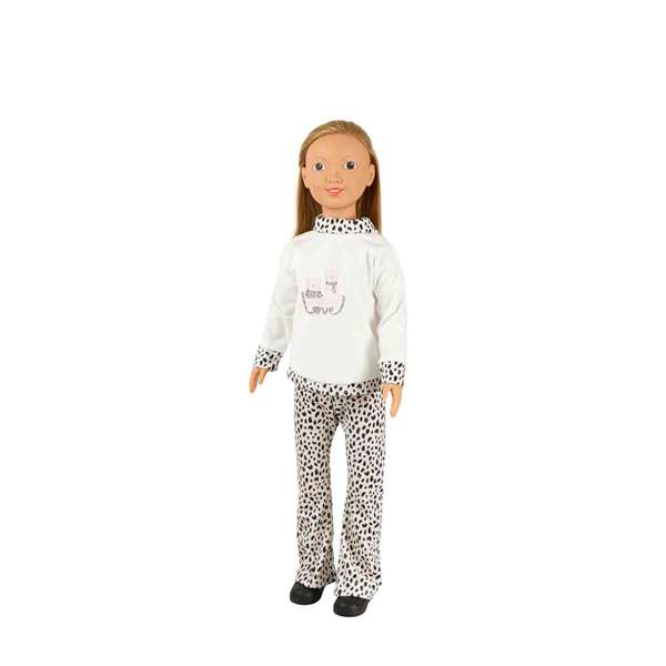 Muñecas Arias - Poupée Lisa 87 cm avec cheveux - Version espagnole