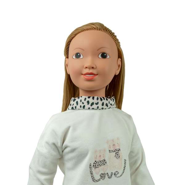 Muñecas Arias - Poupée Lisa 87 cm avec cheveux - Version espagnole
