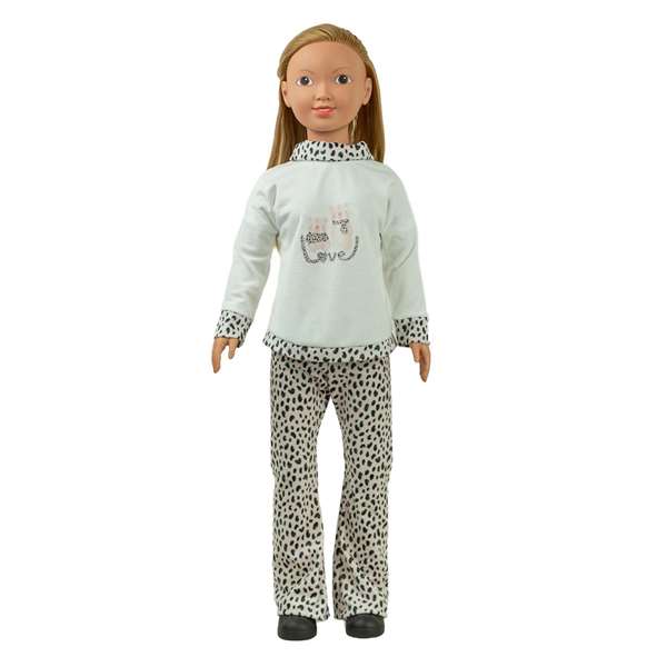 Muñecas Arias - Poupée Lisa 87 cm avec cheveux - Version espagnole