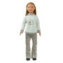 Muñecas Arias - Poupée Lisa 87 cm avec cheveux - Version espagnole