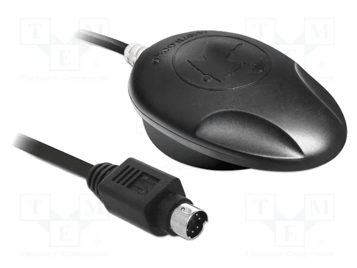 NAVILOCK Antenne GNSS automobile avec aimant, MD6, 1,5m NAVILOCK Antenne GNSS automobile avec aimant, MD6, 1,5m