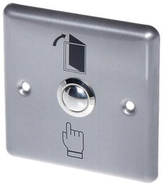 GO Bouton d'ouverture de porte en acier inoxydable