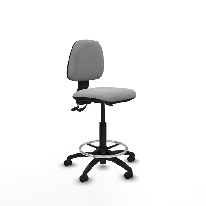 PIQUERAS Y CRESPO Tabouret Isso Asynchrone Tissu Gris clair PIQUERAS Y CRESPO Tabouret Isso Asynchrone Tissu Gris clair