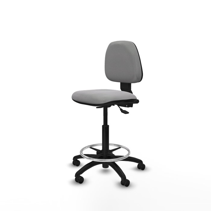 PIQUERAS Y CRESPO Tabouret Isso Asynchrone Tissu Gris clair PIQUERAS Y CRESPO Tabouret Isso Asynchrone Tissu Gris clair
