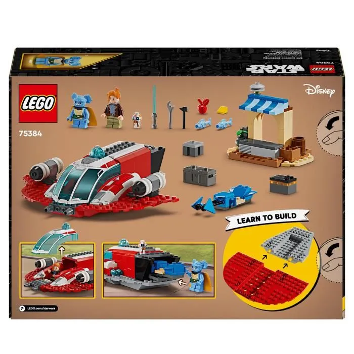 Lego 75384 Star Wars Crimson Firehawk - Jouet de Construction avec Vaisseau Spatial et Minifigurines - Jeu de Brique pour Enfants