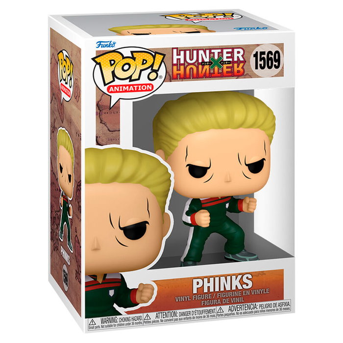 FUNKO POP Figurine Vinyl Hunter x Hunter Phinks - Figurine Collectible de 9 cm dans sa Boîte