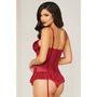 Ensemble de Lingerie Seven Til Midnight Bordeaux (12)