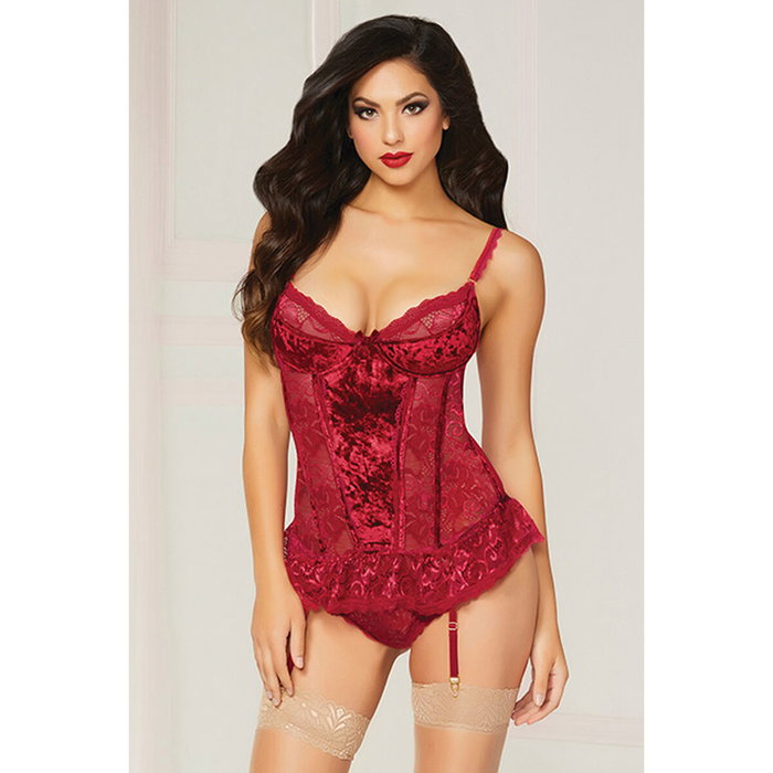 Ensemble de Lingerie Seven Til Midnight Bordeaux (12) Ensemble de Lingerie Seven Til Midnight Bordeaux (12)