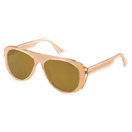 Lozza SL4255V56880G Lunettes de soleil femme avec monture transparente et verres verts
