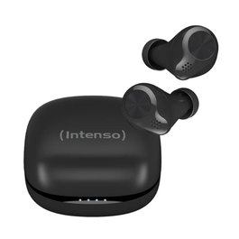 Intenso Buds Micro TWS Écouteurs sans fil Bluetooth 5.3 avec étui de charge 25h Noir