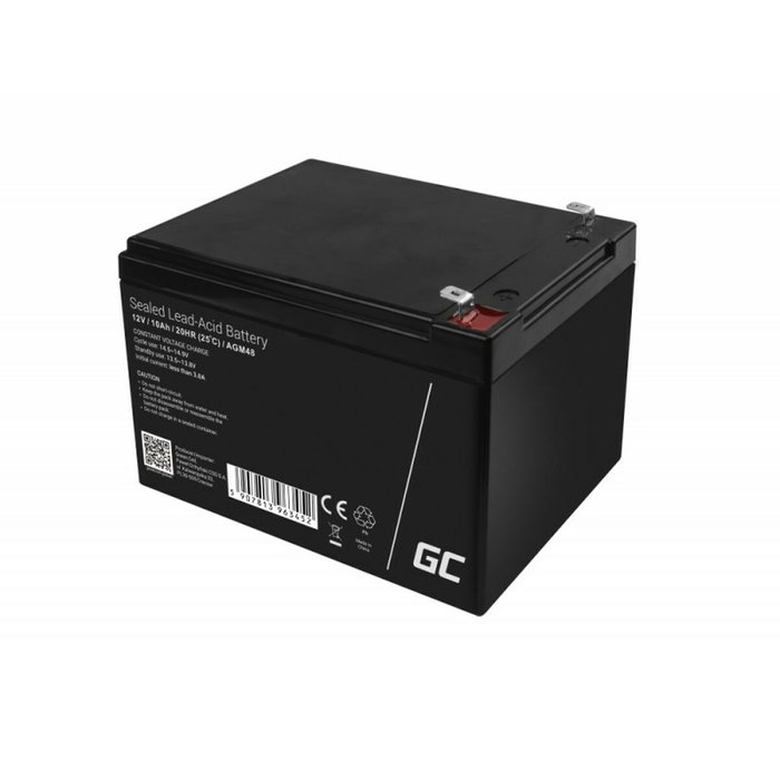 Batterie pour Système d'Alimentation Sans Interruption Green Cell AGM48 10 Ah 12 V Batterie pour Système d'Alimentation Sans Interruption Green Cell AGM48 10 Ah 12 V