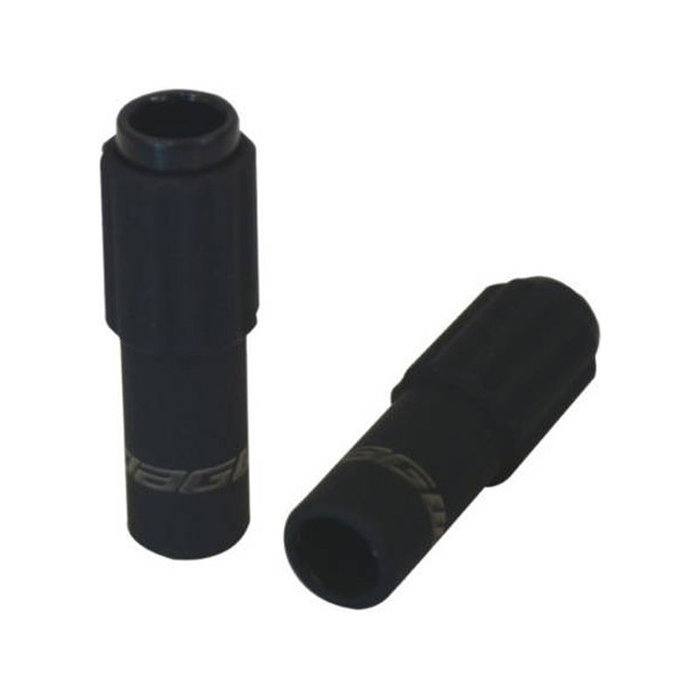 Jagwire Jeu de tendeurs Mini Inline pour câble de changement de vitesse 4 mm Aluminium Noir Jagwire Jeu de tendeurs Mini Inline pour câble de changement de vitesse 4 mm Aluminium Noir