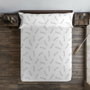 Drap housse Harry Potter Blanc Gris Gran lit 2 persones