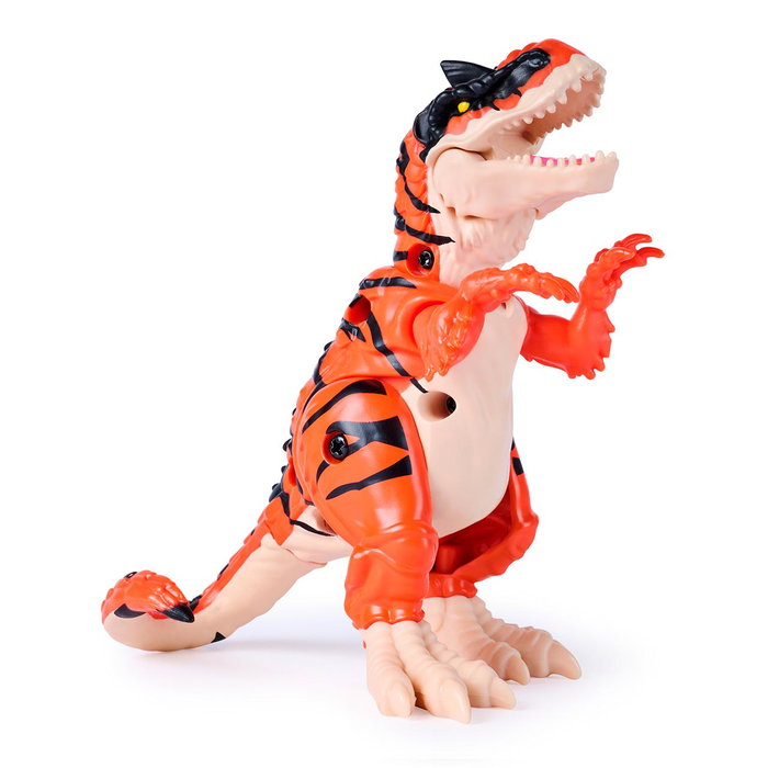 Spin Master Dinos Criaturas Hybrides Primal Hatch 6075091 - Œuf Dinosaure Hybride 10 cm avec Scanner et Seringue, Multilingue