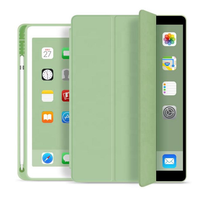 eSTUFF Étui Seattle pour iPad 9,7 2018/2017 avec emplacement Pencil - Vert clair eSTUFF Étui Seattle pour iPad 9,7 2018/2017 avec emplacement Pencil - Vert clair