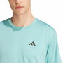 T-shirt à manches courtes homme Adidas Train Essentials Stretch Bleu clair (XL)