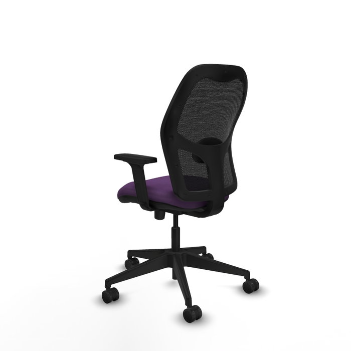 PIQUERAS Y CRESPO Chaise Alocén Synchrone/Traslack Pourpre et Noir PIQUERAS Y CRESPO Chaise Alocén Synchrone/Traslack Pourpre et Noir