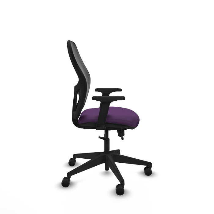 PIQUERAS Y CRESPO Chaise Alocén Synchrone/Traslack Pourpre et Noir PIQUERAS Y CRESPO Chaise Alocén Synchrone/Traslack Pourpre et Noir