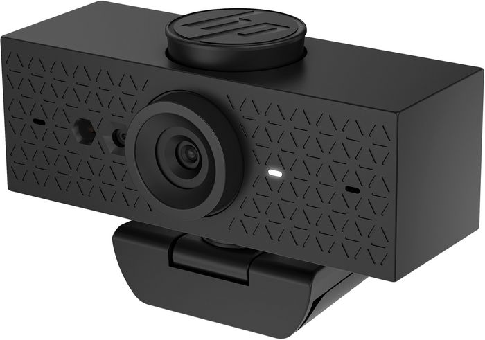 HP Webcam 620 - Résolution Full HD 1080p, Compatible Windows Hello et Zoom, Rotation 360°, Cache de Confidentialité et Microphones Antibruit