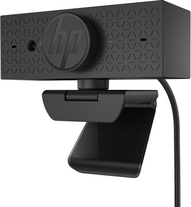 HP Webcam 620 - Résolution Full HD 1080p, Compatible Windows Hello et Zoom, Rotation 360°, Cache de Confidentialité et Microphones Antibruit