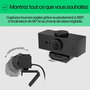 HP Webcam 620 - Résolution Full HD 1080p, Compatible Windows Hello et Zoom, Rotation 360°, Cache de Confidentialité et Microphones Antibruit