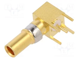 HARTING Connecteur DIN 41612, Socle Femelle, 1 PIN, Droite, THT, Doré