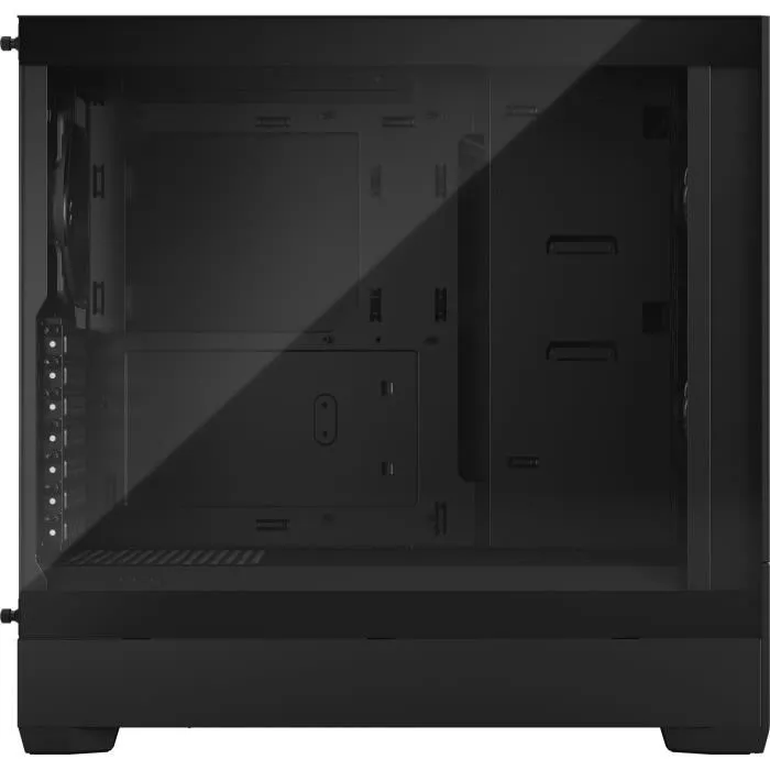Fractal Design Pop Air Black TG - Boîtier PC ATX Noir - 3 Ventilateurs, Radiateurs 280/240mm, USB 3.1 Type-C, 3 HDD/6 SSD, FD-C-POA1A-02