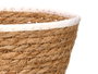 GIFTDECOR Cesto Redondo Blanco-Natural