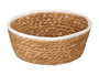 GIFTDECOR Cesto Redondo Blanco-Natural