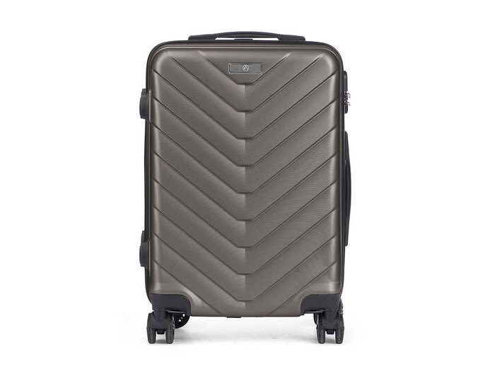 Arte Regal Malette Cabine ABS Gris Foncé avec Motif Écaille 38x57x23 cm