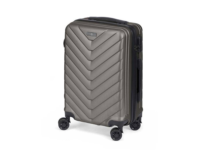 Arte Regal Malette Cabine ABS Gris Foncé avec Motif Écaille 38x57x23 cm