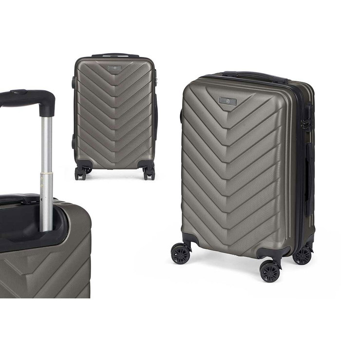 ARTE REGAL Valise Cabine Escama ABS Gris Foncé