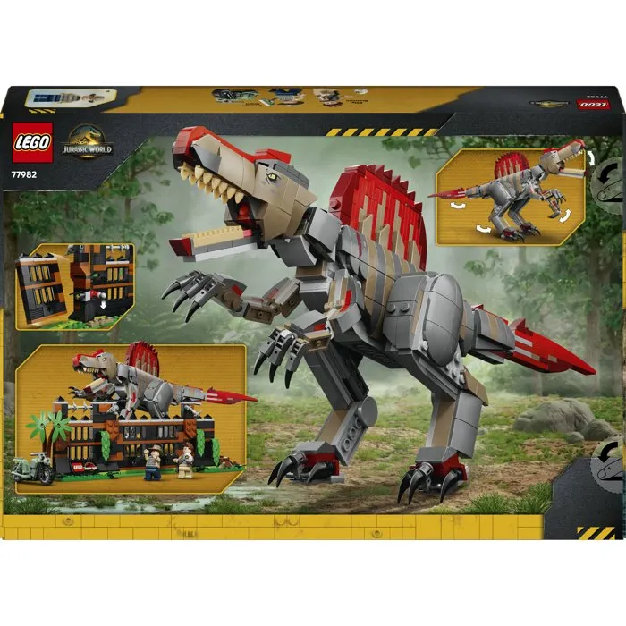 LEGO Jurassic World L'Évasion du Spinosaure 77982