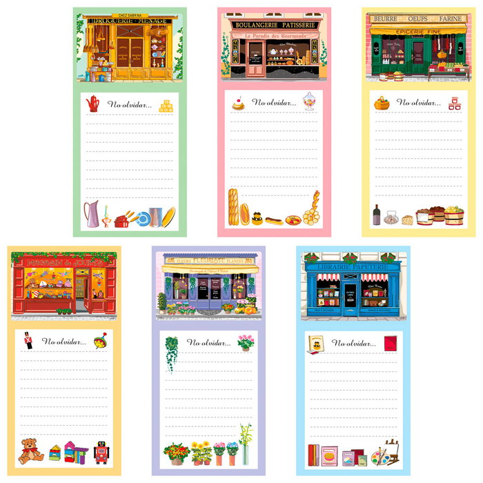 Cook Concept Bloc de 50 feuilles magnétique assorti