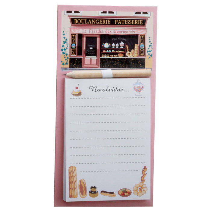 Cook Concept Bloc de 50 feuilles magnétique assorti