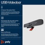 Poly Studio R30 Barre de vidéo 4K Ultra HD Gris