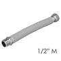 WOLFPACK LINEA PROFESIONAL Tuyau extensible en acier inoxydable ondulé 1/2''