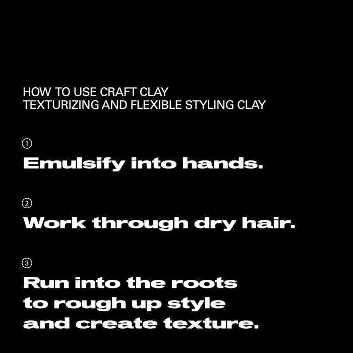 Sebastian Professionals Craft Clay Argile mate texturisante et définissante