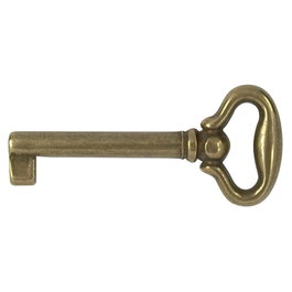 BESANA Clé classique en laiton Ventaglio Cuero L48