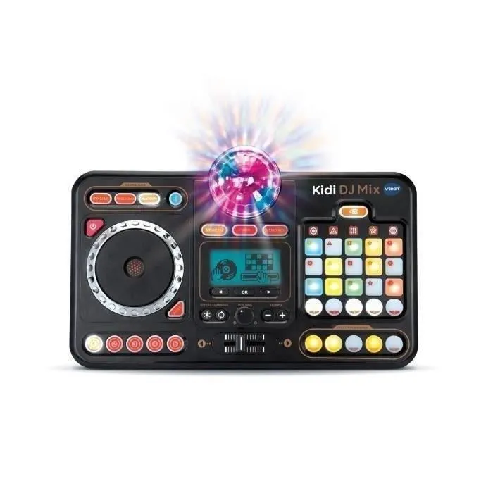 VTECH Kidi DJ Mix - Platine DJ lumineuse avec PADS pour enfants à partir de 6 ans - Jouet d'éveil musical - Langue française